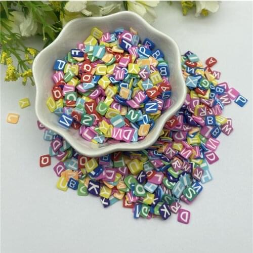 20g Candy letter mixing Snow for Resin DIY Supplies Nails Art Polymer Clear Clay accessories DIY Sequins scrapbook shakes Craft