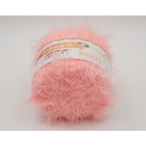 50g Poly yarn Coral mink yarn Mohair cashmere Yarn for knitting Wool yarn Brand knit for hand knitting Crochet yarn threads ZL45