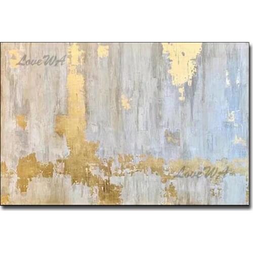 Abstract Golden Colors Design Wall Oil Paintings Handmade Painting Canvas Wall Art Pictures For Office Wall Decoration Unframe