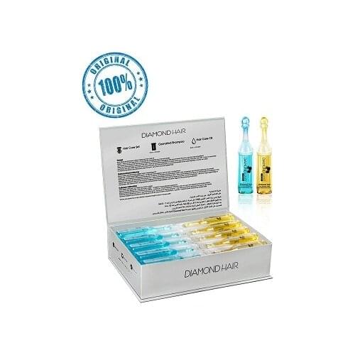 DIAMOND HAIR Hair Serum 15 Pieces Shampoo + 15 Pieces Hair Care Oil