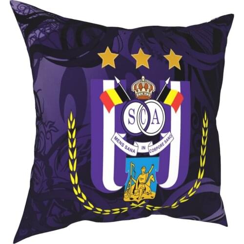 Rsc Anderlecht 7 Dakimakura Pillow Case Pillow Cover Chair Cover Silk Cushions Cover 45X45