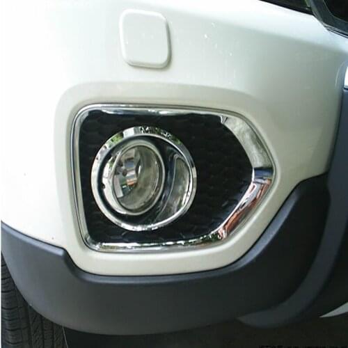 For Kia Sorento 2010 2011 2012 ABS Chrome Front Bumper Fog Light foglight lamp cover Trim Fog light Bezel Decoration Frame