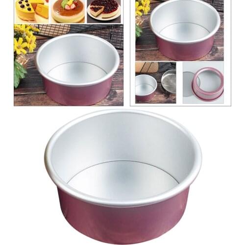 Aluminum Alloy Cake Dessert Pan Mold Removable Bottom DIY Baking Tool Nonstick