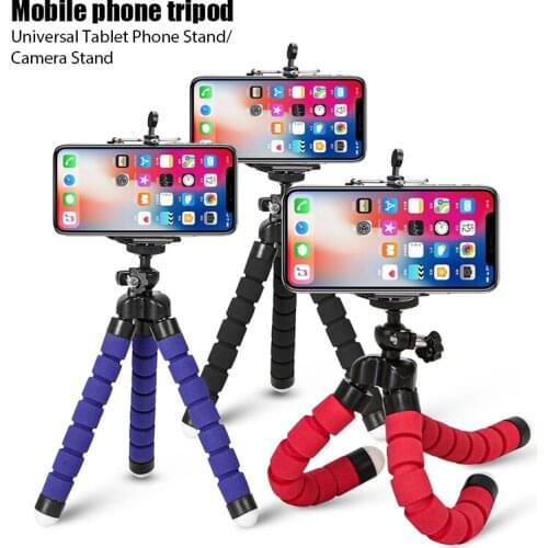 Mobile Phone Holder Flexible Octopus Tripod Bracket for Mobile Phone Camera Selfie Stand Monopod Support Photo Remote Control