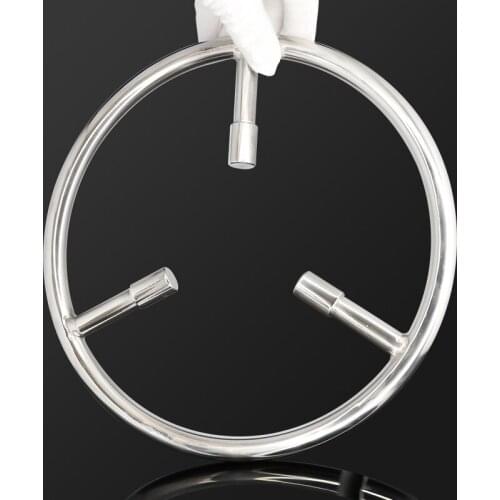 Stainless Steel Shibari Bondage Ring Artistic-erotic Suspension Restraints Centre BDSM Toys Anchor Base Rope