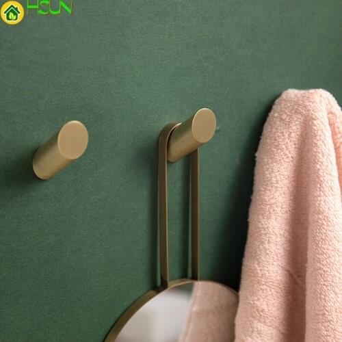 Brass Hook For Wall Bathroom Hook For Hanging Coat Hook Towel Hook Clothes Hook Robe Hook for Keys Furniture Hardware