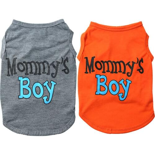 Summer Pet Vest MPMMYS BOY Dog Shirt Durable Dog Clothes Soft Comfortable Cat T-shirt Sleeveless Simple Puppy Chihuahua Costume