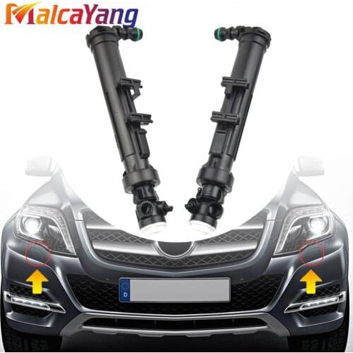 LH 2048602347 & RH 2048602447 For Mer cedes X204 W204 GLK260 GLK280 GLK300 Headlight Washer Wiper Nozzle Cylinder Pump