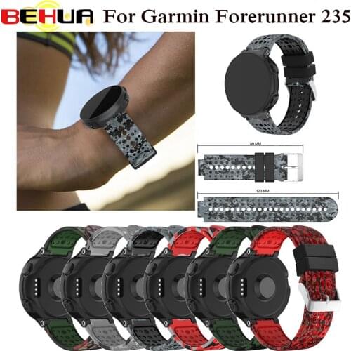 Replacement Silicagel Soft Watch Band Strap For Garmin Forerunner 220/230/235/620/630 GPS Watch pulseira inteligente Wristband