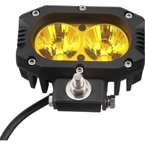 25W Led Work Light Bar Spotlights 3000K Led Driving Auxiliary Fog Lamp Car Lighting for Jeep Pickup ATV UTV SUV 4X4 Off road