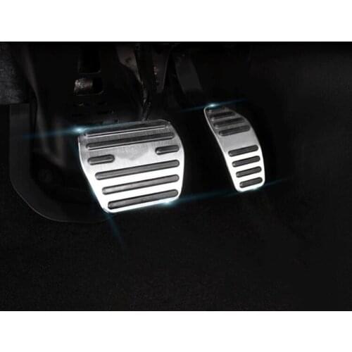 TTCR-II Aluminium alloy Car Accessories Gas Accelerator Brake Non-slip Pedal Pad For Renault Koleos 2017 2018 AT Modified Pad