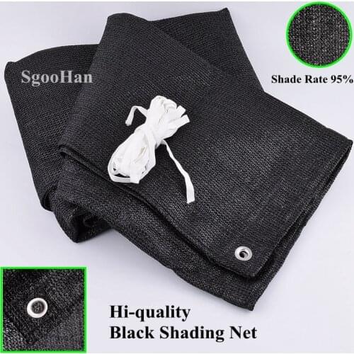 Hi-quality Black HDPE Anti-UV Sunshade Net Garden Succulent Plant Shelter Shading Net Outdoor Awning Swimming Pool Shade Cloth