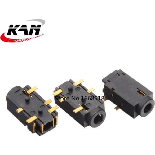 10 PCS PJ-217 power socket 2.5 headphone socket 5 foot patch 2 fixed foot 2.5MM socket base