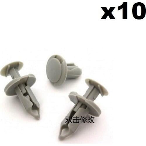 10x 8mm Long Light Grey Trim Clips- Perfect for FORVW T4 & T5 Carpet & Van Linings