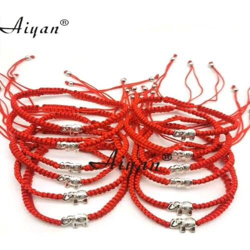 12 Pieces One Elephant Woven Bracelet Symbol Of Good Lucky And Wealth Can Worn By Both Men And Women Can Given As A Gift