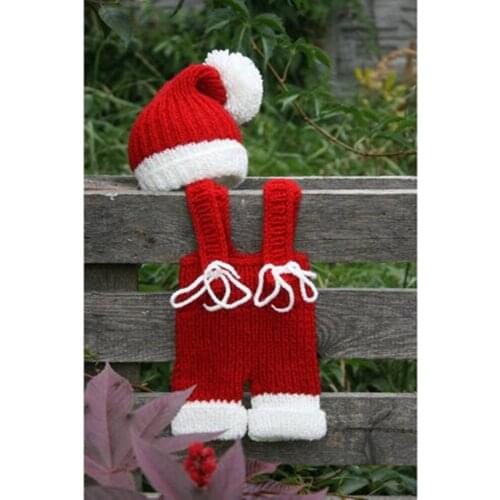 Androktones Winter Christmas Newborn Baby Girl Boy Clothes New Born Body Photography Baby Bodysuit Baby Costume Hat Headband Set