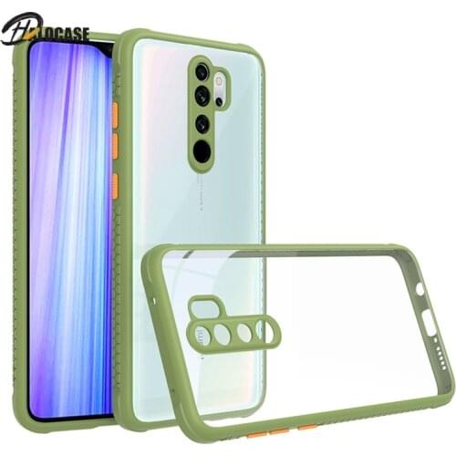 For Xiaomi Redmi Note 8 Pro Case Shockproof Bumper Armor Case for Mi Note 10 Mi10 Pro Transparent Clear Back Cover