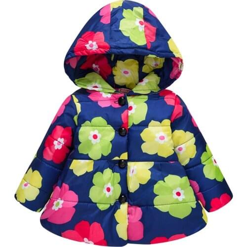 Childrens Flannel Clothing hooded jacket for girls 2021 Thick Warm jacket for a boy Newborn Clothes Coat Baby girl Clothes 0-6Y