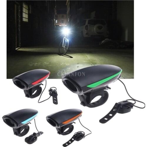 200Pcs/Lot Electronic Bike Bell Ring 110db Cycling Bicycle Horn Speaker Bike Lights Outdoor Bicycle Accessories New Hot