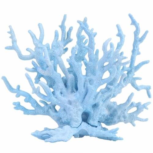 1pc Artificial Reef Coral Tree Plants Tank Landscape Aquarium Decoration Cute Colorful Coral Fish Aquatics Ornament Resin