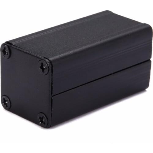 Extruded Aluminum Enclosure Black Aluminum Instrument Storage Case DIY Electronic Project Box Case Holding Circuit Board
