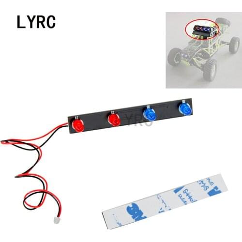 LY rc 1 Pcs Weili 12428 roof lamp 12428 flashing alarm lamp nondestructive installation DIY LED Lights Spare Parts 0132