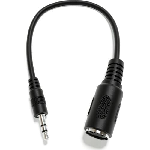 MIDI Adapter Breakout Cable - B-3.5mm - Stereo Audio Jack to DIN Female