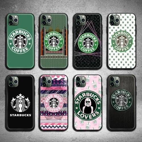 Fashion trend coffee pattern Phone Case for iphone 12 pro max mini 11 pro XS MAX 8 7 6 6S Plus X 5S SE 2020 XR case