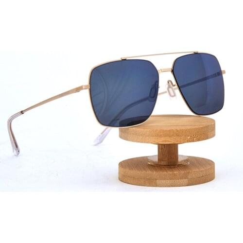 DSQ Fashion Sunshade UV Sunglasses Personality Mens Polarized Sunglasses Full Frame Metal Glasses