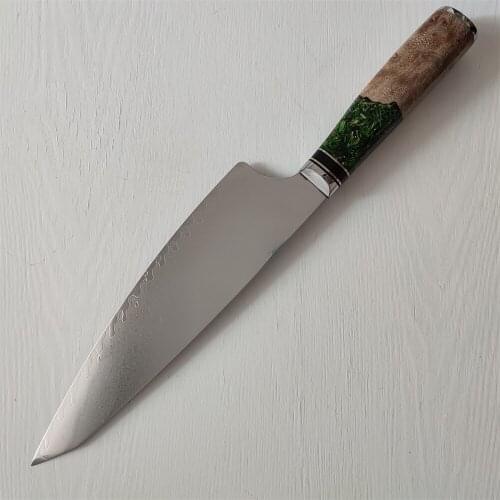 Damascus Kiristuke Knife 8 inch Damascus Steel Chef Knife Kitchen Knife Slicing Knife