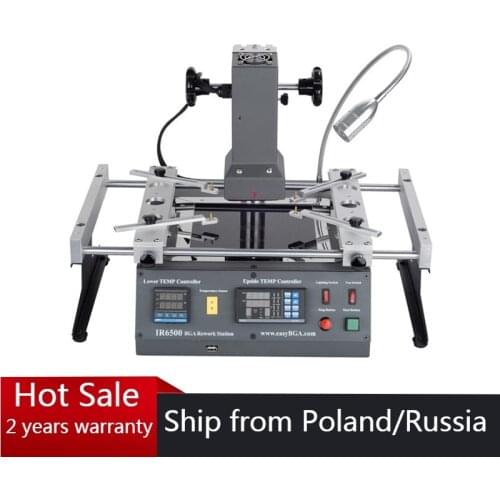 ACHI IR6500 infrared BGA Soldering Rework Station IR 6500 For Motherboard Chip PCB Refurbished Repair System Solder Welding 220V