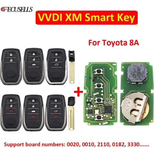 VVDI XM Smart Key Universal Remote Key Board Support Renew and Rewrite For Toyota 8A for Key Tool Plus Max VVDI2 VVDI Mini