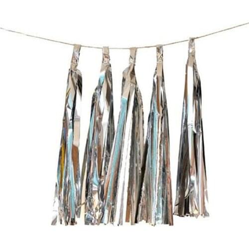 Party Wedding Decoration Rose Gold DIY Tassel Garland Streamer Baby Shower Birthday Night Club Bachelorette Home Decor Supplies