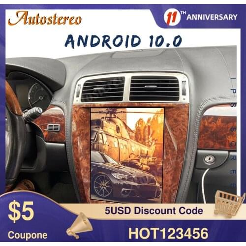 Vertical Screen For Jaguar XK XKR Tesla Style Android 10.0 Car GPS Navigation Headunit Multimedia Player Auto Stereo Radio Audio