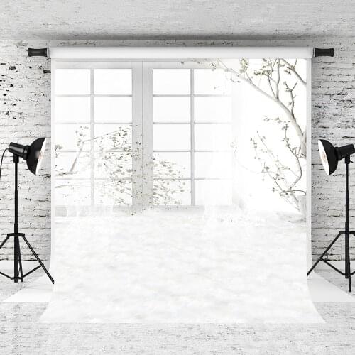 VinylBDS White Indoor Photography Background Dream Branches Doors Photography Backdrops Washable Photo Studio Backdrop