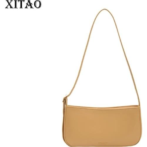 XITAO Niche Design 2021 New Trendy All-match Crossbody Patchwork Solid Color 2021 Single Elegant Minority Loose Bags WMD2369