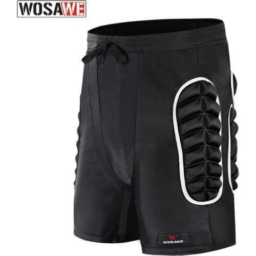 WOSAWE Protective Gear Motorcycle Hip Padded Protection Shorts Skiing Skateboard Snowboard Protector Skating Butt Protection