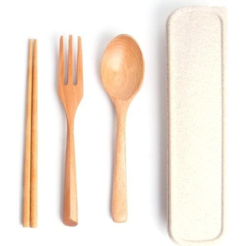 1 Set Wooden Chopsticks Classic Japanese Natural Wood Chinese Food Tableware Chop sticks
