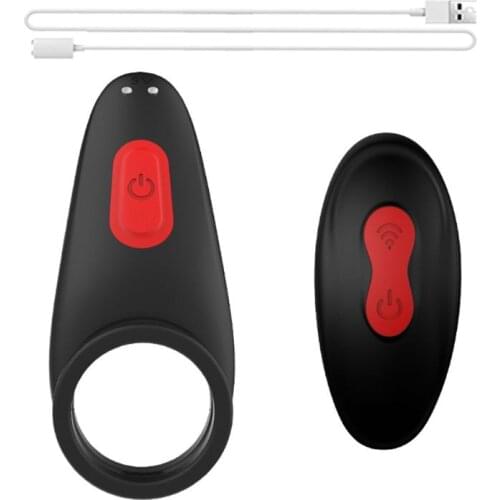 9 Frequency Dildo Ring Massager Rechargeable Exercise Stimulator Adult Sex Toys for Men