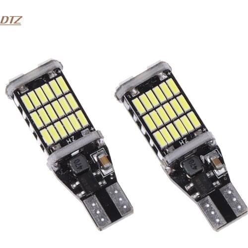 Brand New 2Pcs/set DC 12V Canbus T16 T15 921 W16W LED Bulb Car Backup Reverse Lights 6000K