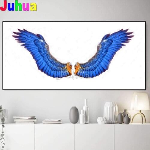 Blue Wings Diamond Painting Full Round Square 5d Diy diamond picture rhinestone embroidery Cartoon 3d Cross Stitch home Art