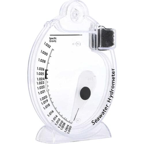 Automatic Square Saltwater Hydrometer Salt Water Salinity Meter For Aquarium Marine Sea Saltwater Accurate Concentration Testing