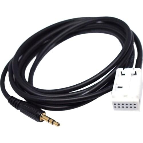 In Car Aux Audio Cable 3.5mm Input Adapter for RCD510/RCD310/RCD300 iPod iPhone MP3