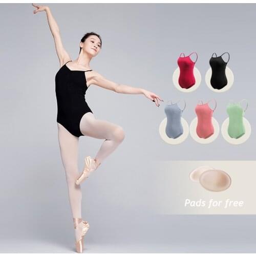 Ballet Leotards for Women Girls Backless Camisole Gymnastics Leotard Adults Sexy Ballerina Bodysuit Swimwear Girls Dance Costume
