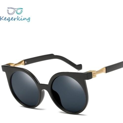 BRAND DESIGN New Fashion Sunglasses Women Cat Eye Polarized Sun Glasses Goggles Oculos De Sol UV400 Driving Male Glasses ZB-60