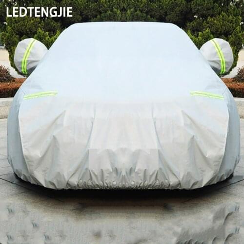 LEDTENGJIE Oxford Cloth Car Cover Half Car Cover Sun Protection Rain and Snow Cover Car Cover Car Cover