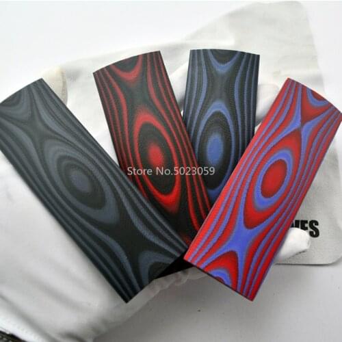 2Pcs Imported G10 Material DIY Knife Handle Material G10 Shank Patch Space Board for DIY Knife Handle Craft Supplies 120x40x7mm