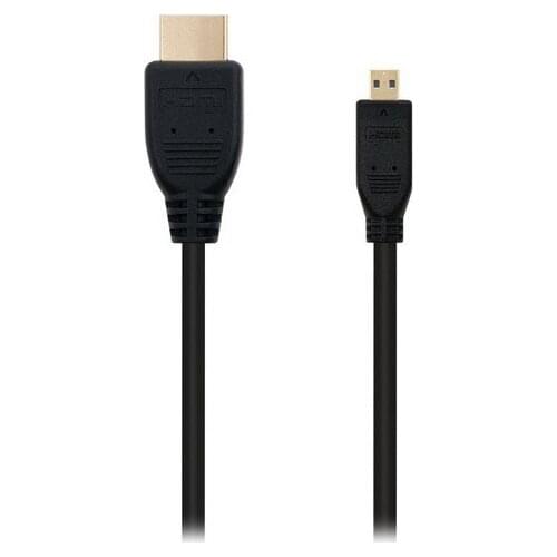 HDMI to Micro HDMI Cable NANOCABLE 10.15.3501 Black (0,8 m)