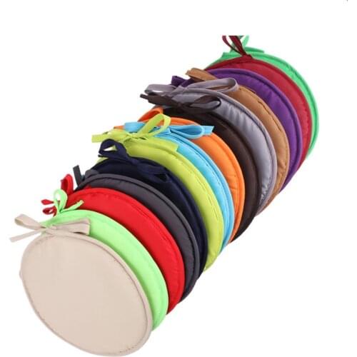 Candy Colors Round Cushion Two Sizes Round Diameter 30cm/38cm Chair Cushion Home Sponge Cushion Office Almofada Para Cadeira