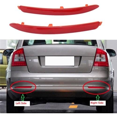 Right Side For Skoda Octavia A5 A6 2009 2010 2011 2012 2013 Car-Styling Rear Bumper Reflector Light